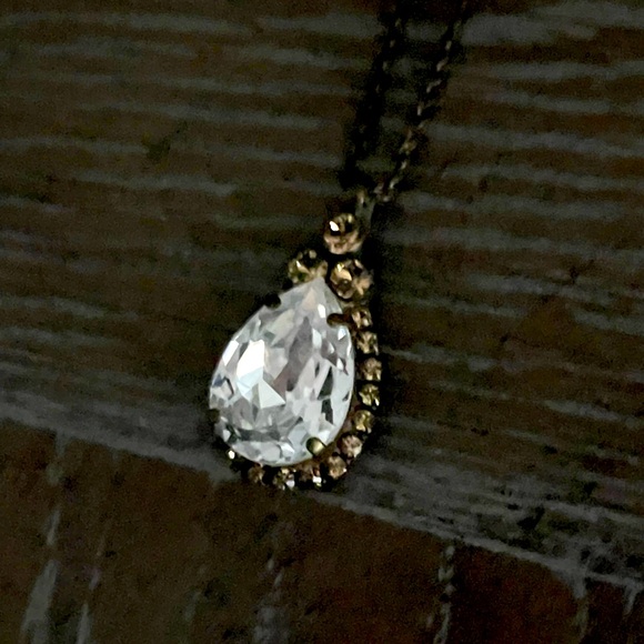 Sorrelli Teardrop Pendant Necklace - Picture 3 of 5
